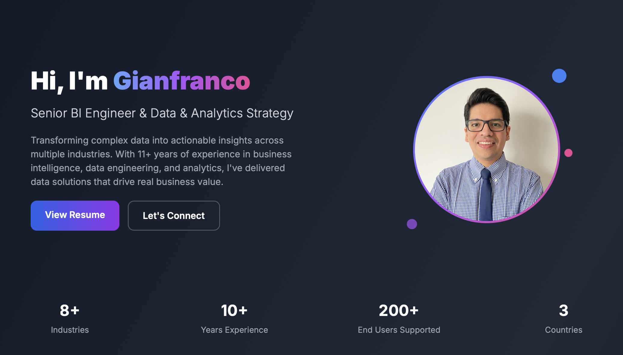 Professional Portfolio Website